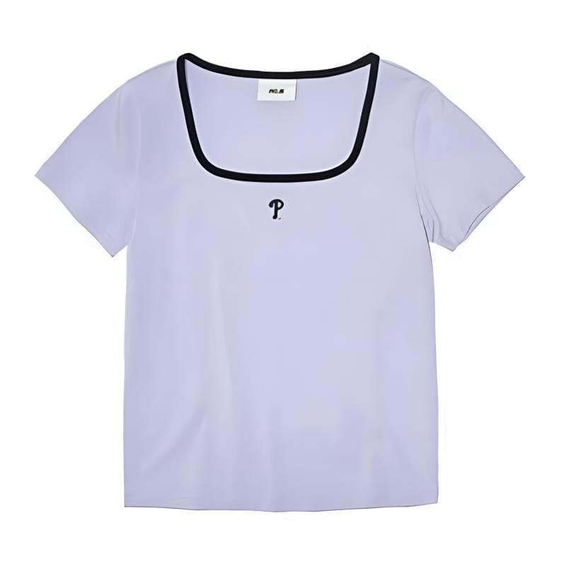 Футболка MLB CLEVELAND INDIANS Linen Lavender Women's T-Shirts - изображение 1
