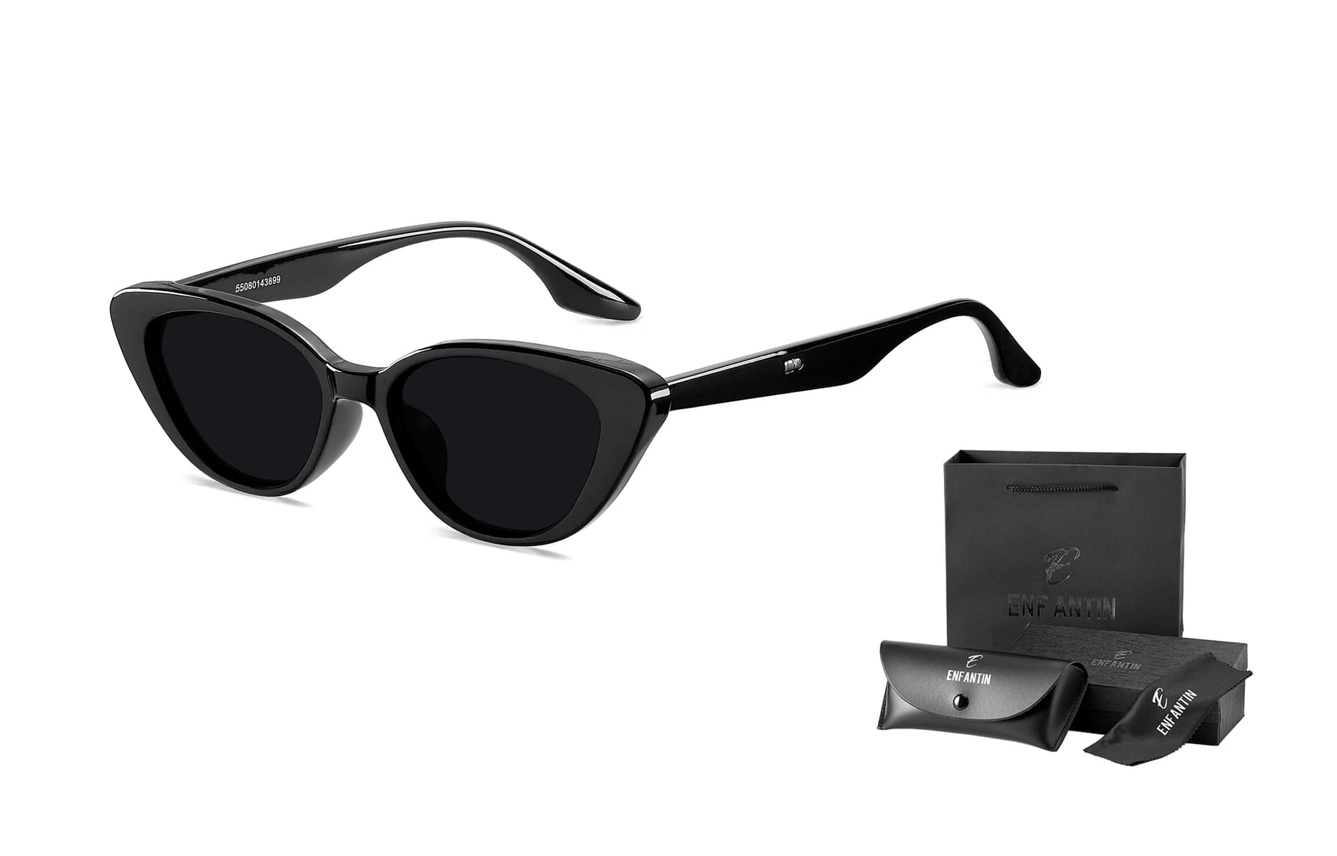 Солнцезащитные очки ENFANTIN Cat Eye Sunglasses Black Frame - изображение 4