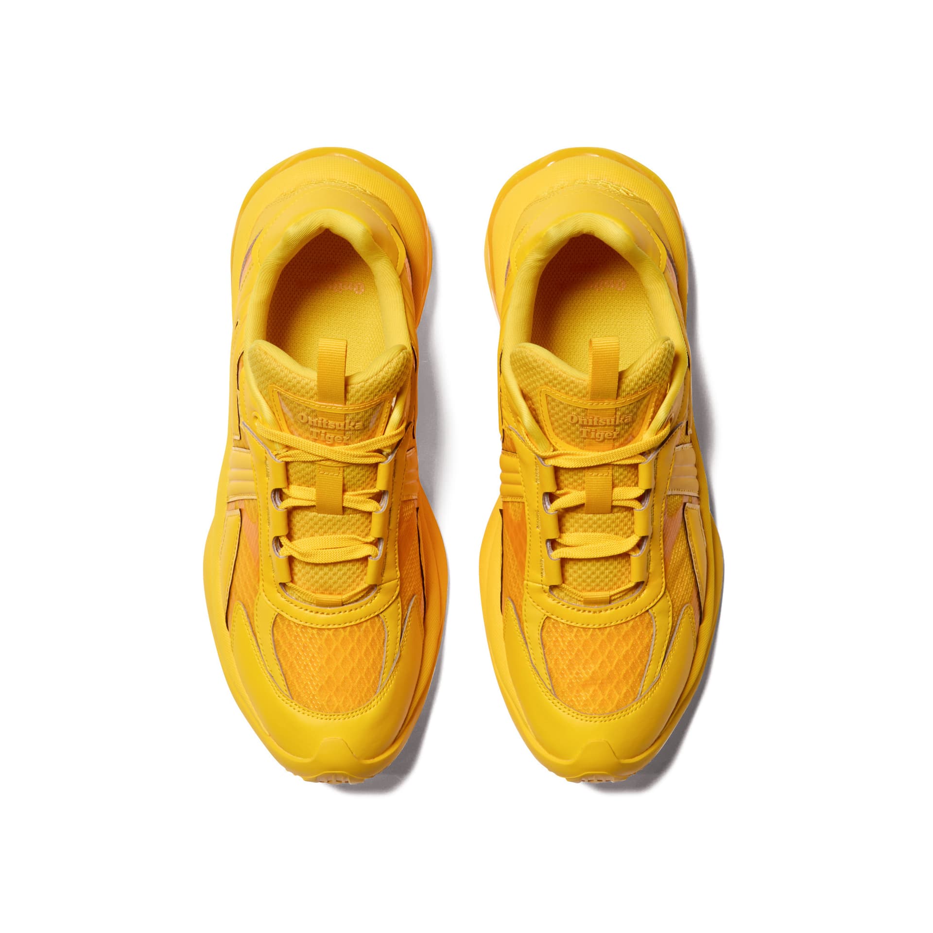 Кроссовки Onitsuka Tiger TIGTRAIL Износостойкие Низкие Повседневные Кроссовки Унисекс Желтые - изображение 5