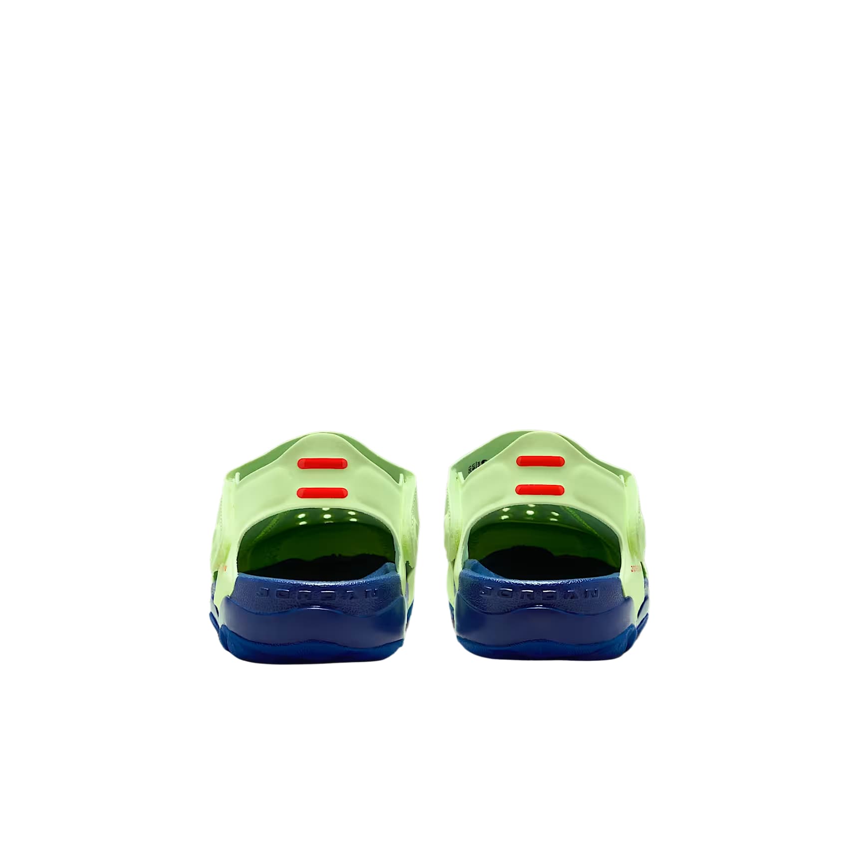 Сандалии Сандалии Jordan Kids Low Top Светло-желтый Зеленый Игровой королевский синий Инфракрасный красный Kids - изображение 4