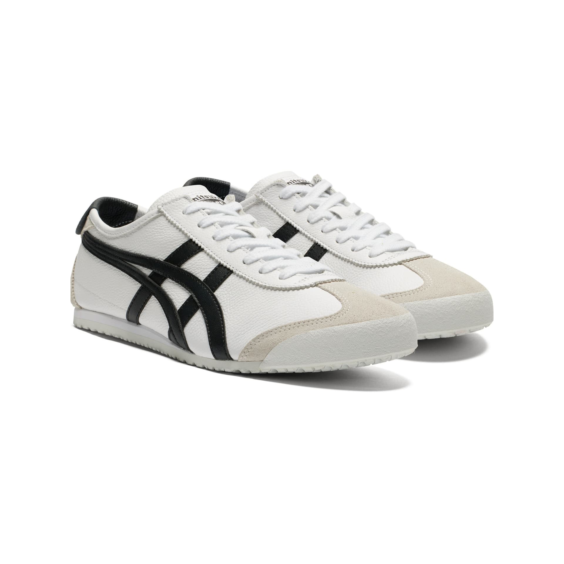 Кроссовки Onitsuka Tiger MEXICO 66 Low Топ Повседневная обувь Унисекс Белый черный - изображение 3