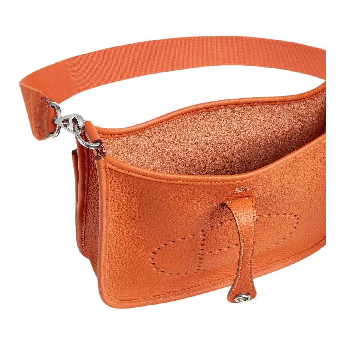 Сумка через плечо HERMES Evelyne Poche III 23 Clemence 23 93 Orange - изображение 4