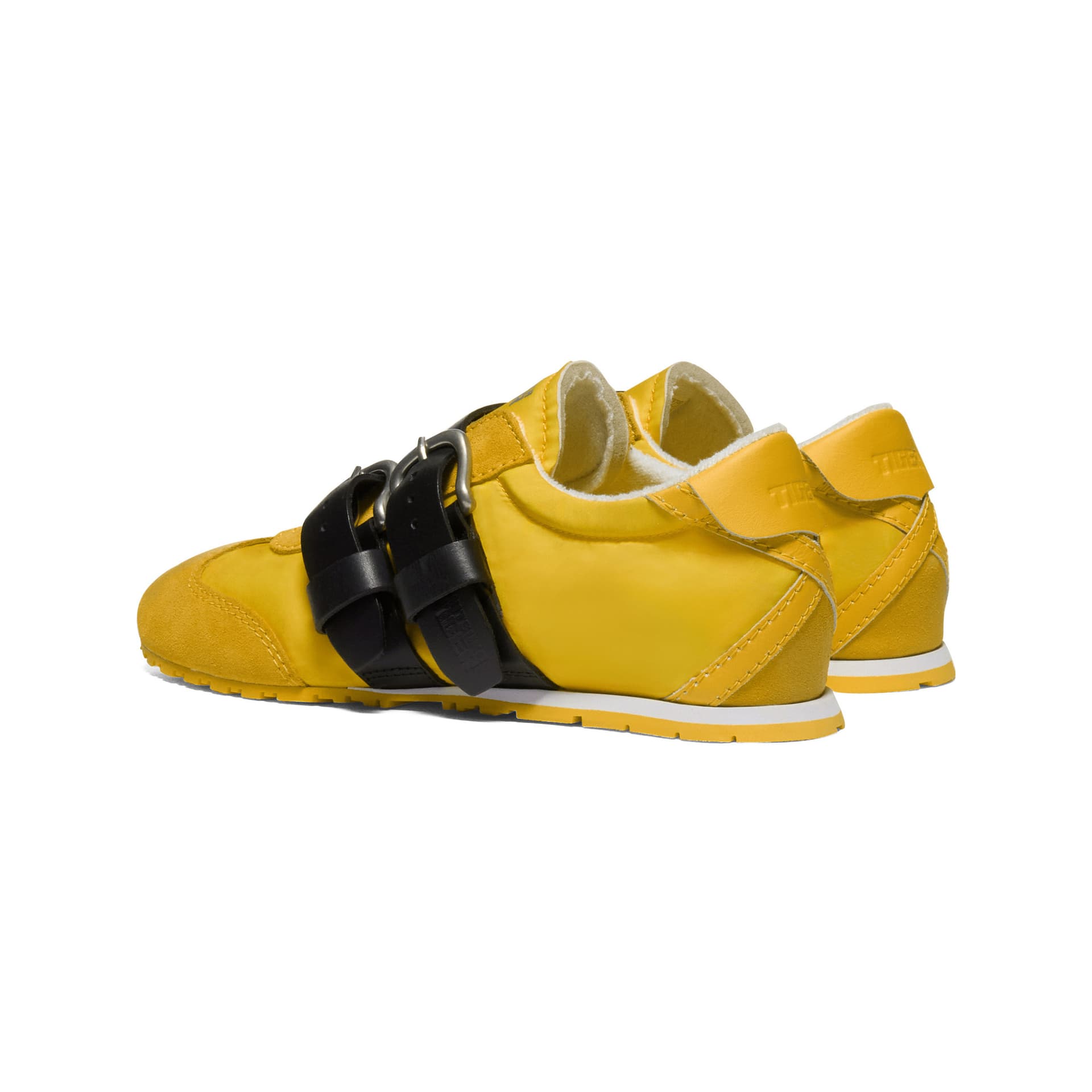 Кроссовки Onitsuka Tiger CODOBEL Текстиль Спилок коровьей кожи Повседневная обувь Унисекс Желтый - изображение 4