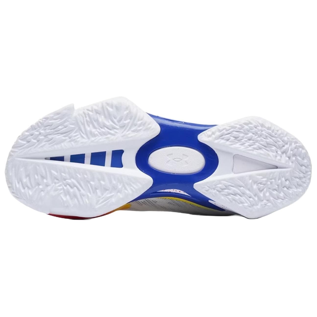 Кроссовки для баскетбола Under Armour CURRY SERIES 7 Ткань Устойчивая к истиранию Дышащая Низкий Верх Баскетбольные кроссовки Унисекс Белый Синий - изображение 6