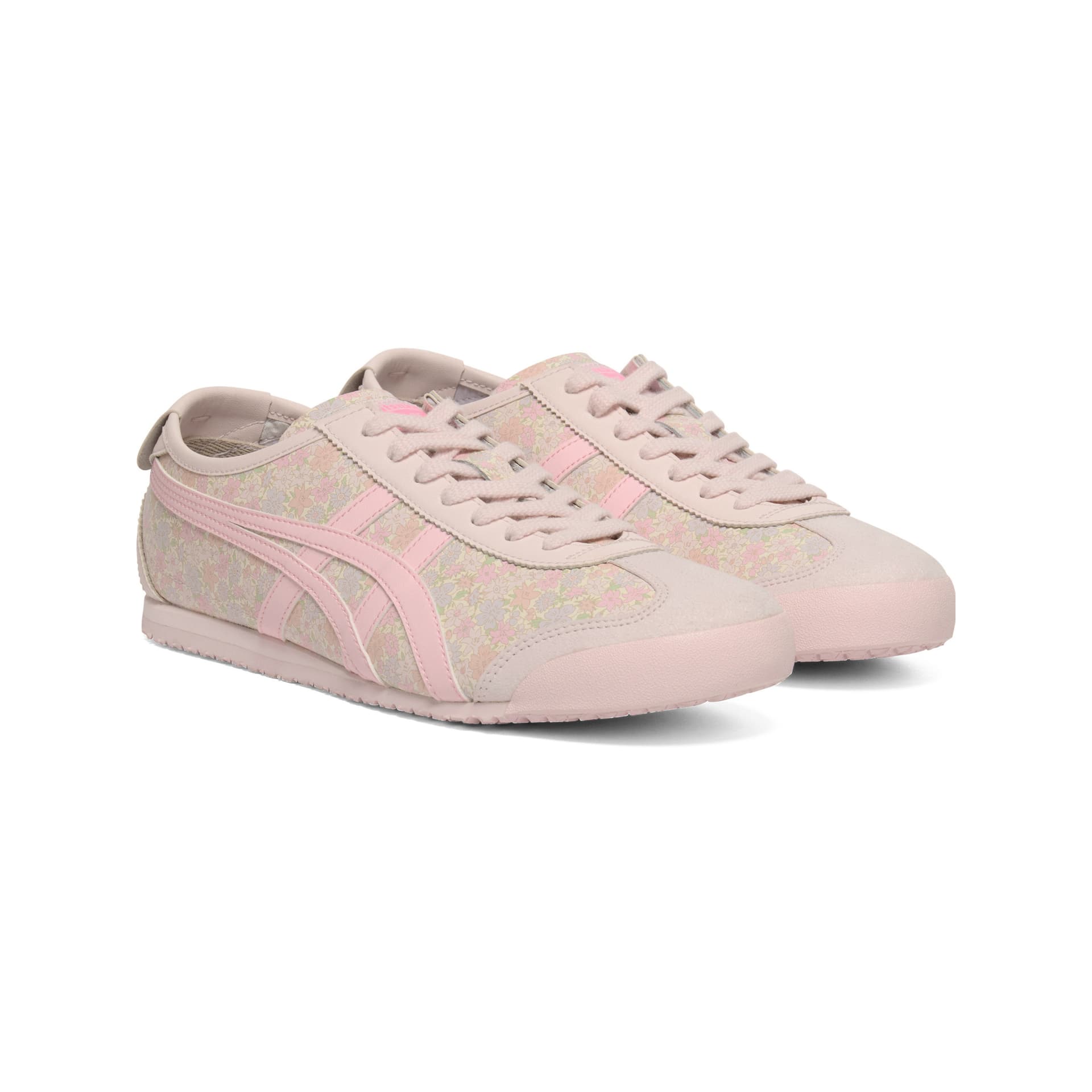Кроссовки Onitsuka Tiger MEXICO 66 Повседневная обувь Унисекс Розовый с принтом - изображение 3
