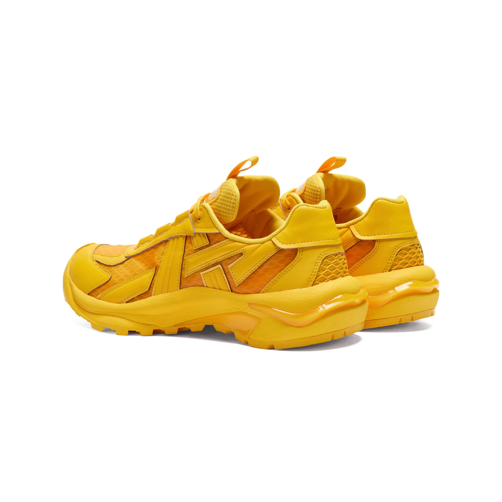 Кроссовки Onitsuka Tiger TIGTRAIL Износостойкие Низкие Повседневные Кроссовки Унисекс Желтые - изображение 4