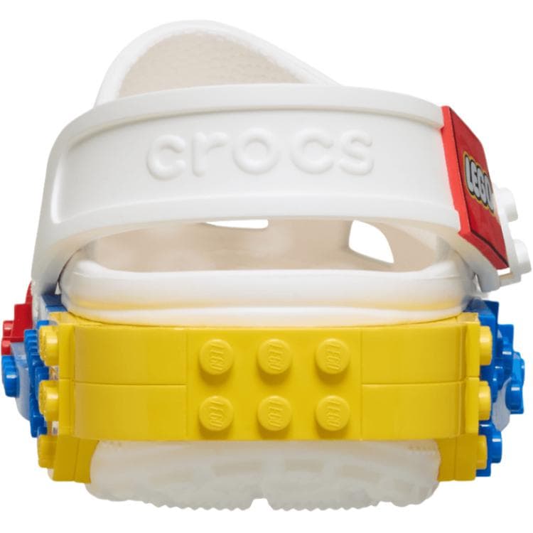 Crocs x LEGO Быстросохнущие Детские Сабо для малышей Белые - изображение 4