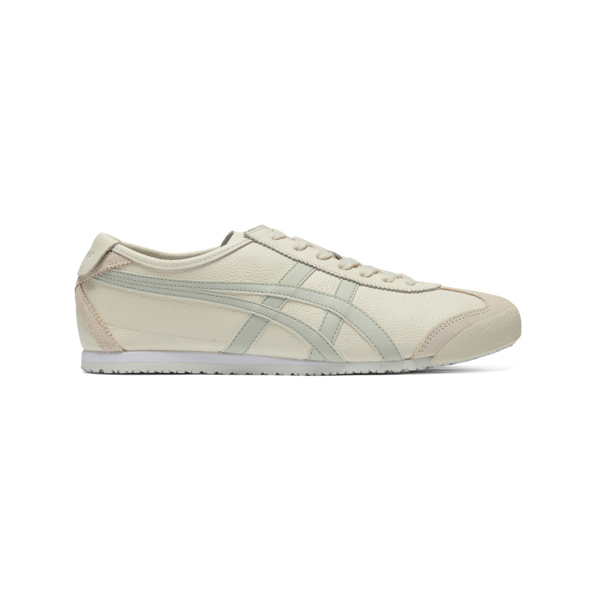 Кроссовки Onitsuka Tiger MEXICO 66 Противоскользящая Устойчивая к истиранию Низкий Верх Повседневная Обувь Унисекс Бежевый - изображение 2