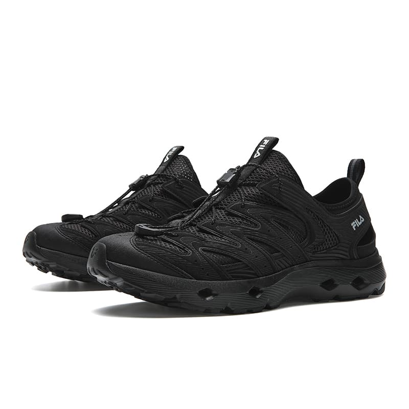 Сандалии FILA WAVY 1+ Водная обувь для спорта Мужская Черный Тень Черный Серый - изображение 3
