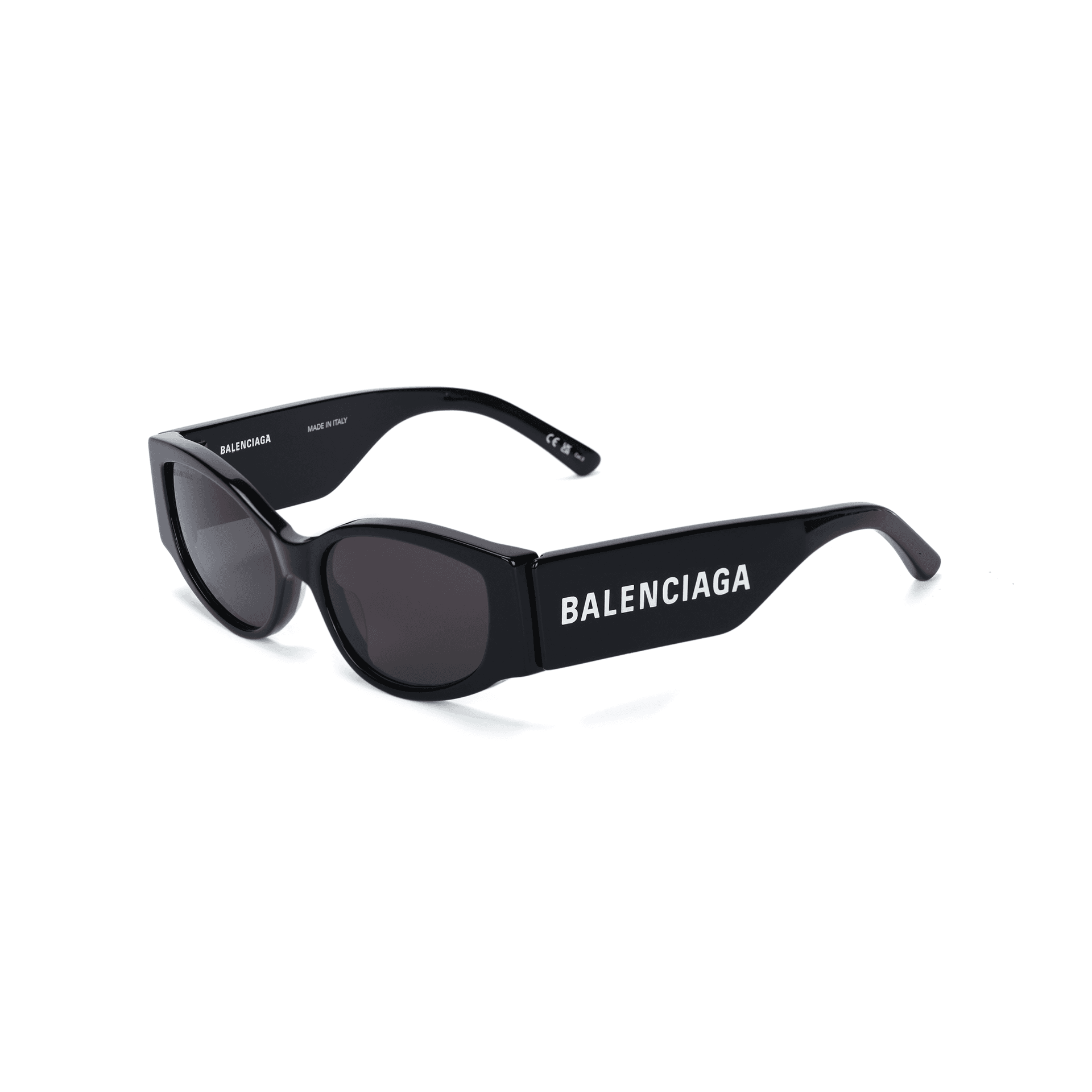 Солнцезащитные очки Balenciaga OVAL SUNGLASSES Женские Черные - изображение 1