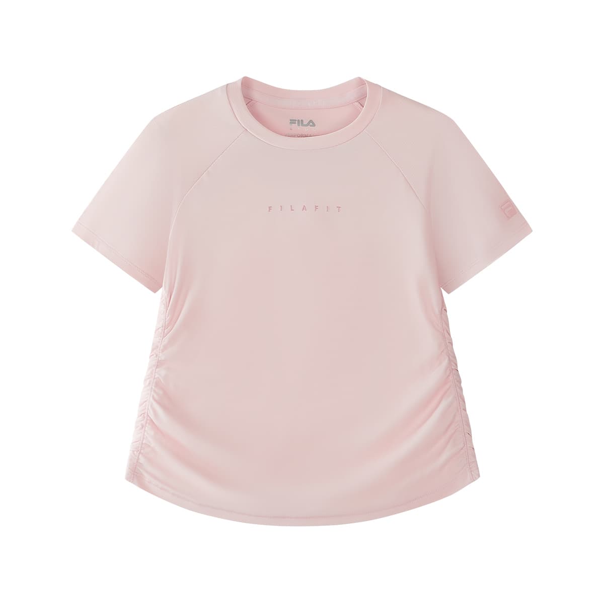 Футболка FILA KIDS Футболка FPF с коротким рукавом оранжевого и серо-розового цвета для детей - изображение 1