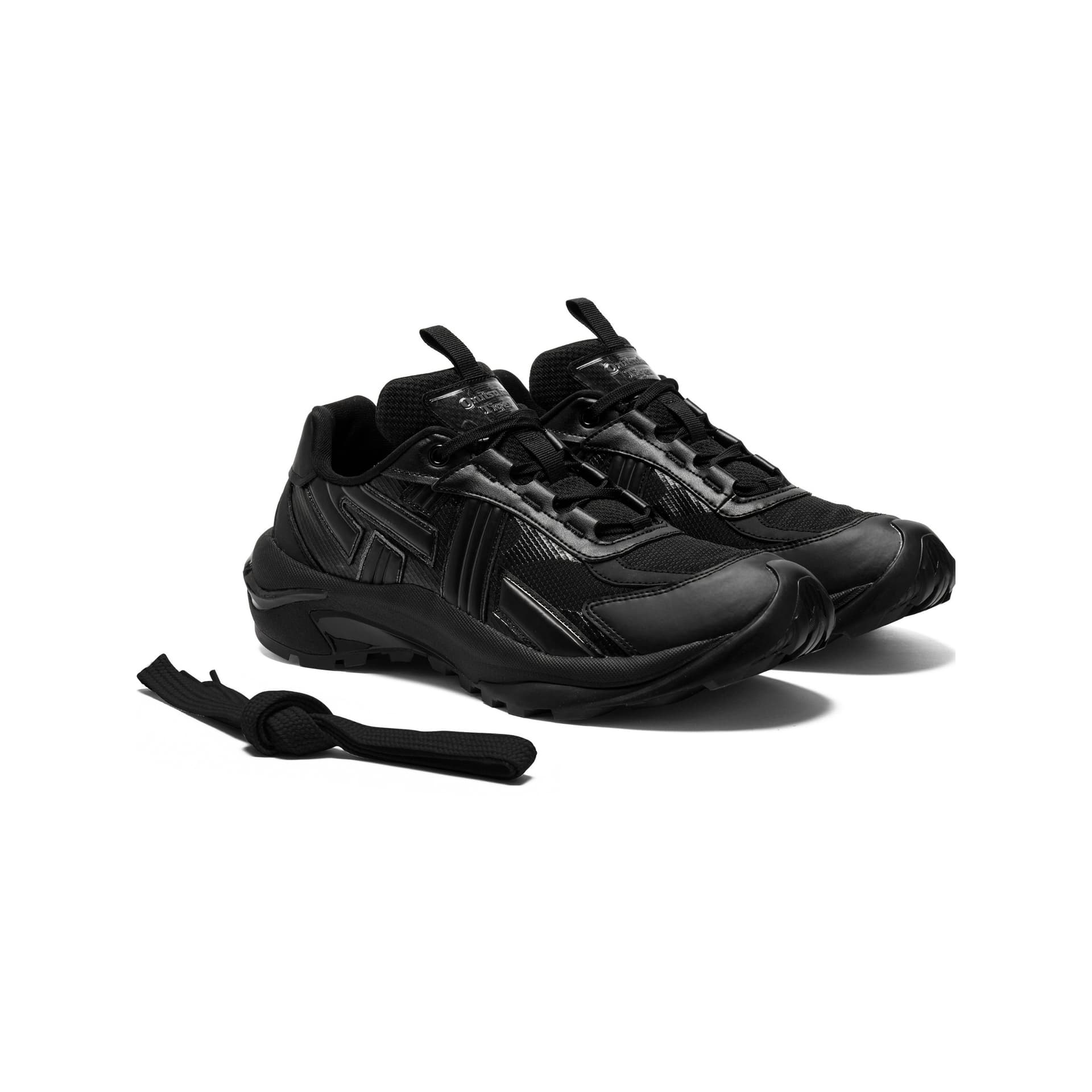 Кроссовки Onitsuka Tiger TIGTRAIL Износостойкие Низкие Повседневные Кроссовки Унисекс Черные - изображение 3
