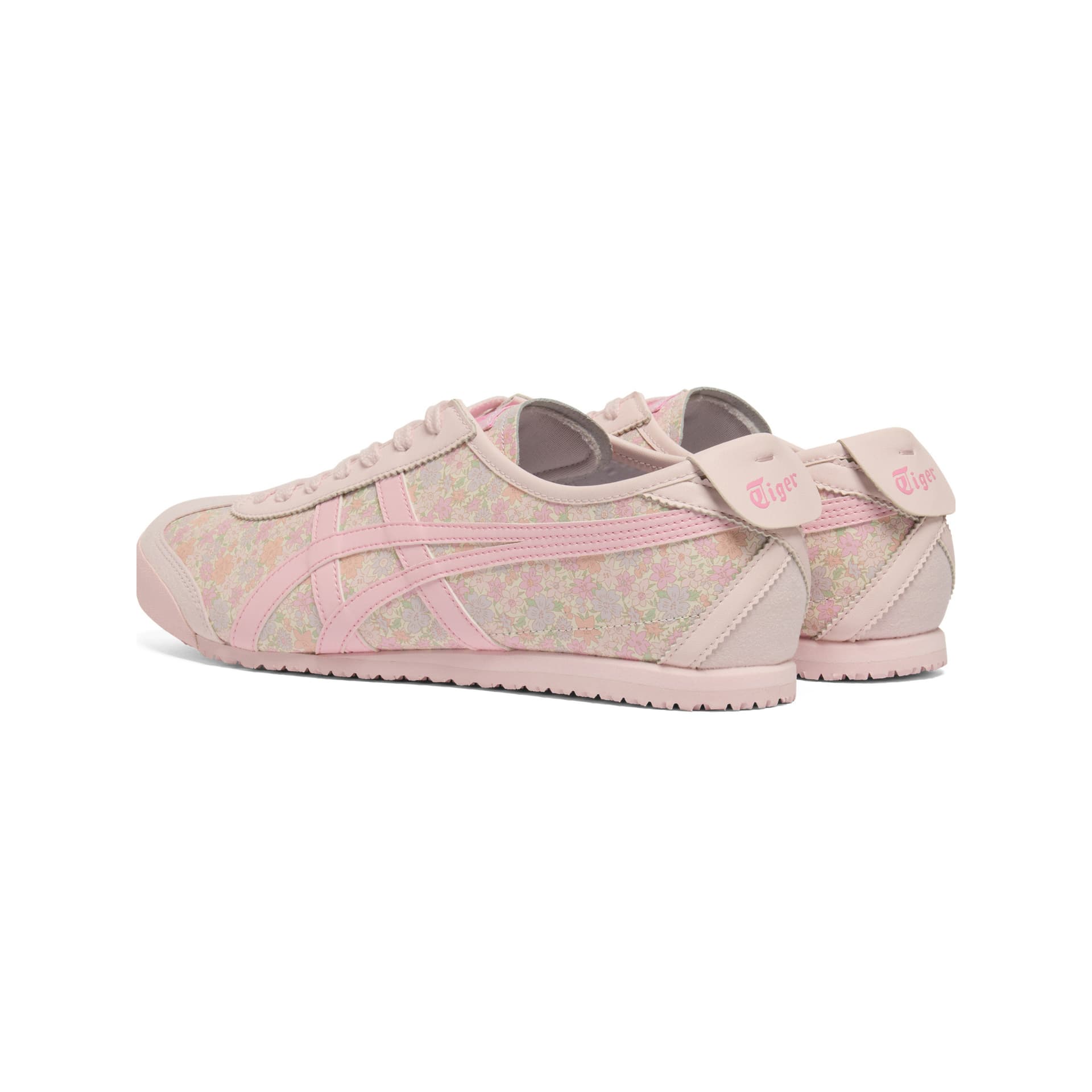 Кроссовки Onitsuka Tiger MEXICO 66 Повседневная обувь Унисекс Розовый с принтом - изображение 4