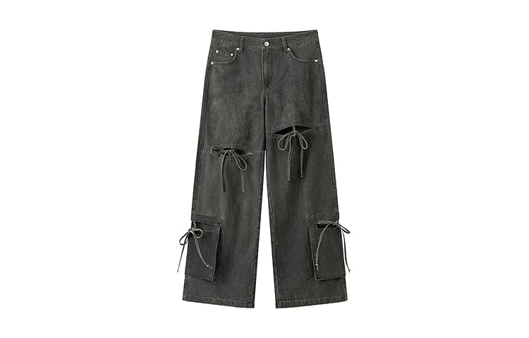 Штаны CHUU Carbon Gray Женские Повседневные Штаны - изображение 1