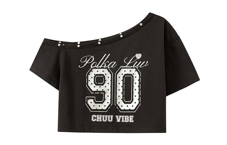 Футболка CHUU Черные Женские T-рубашки - изображение 1