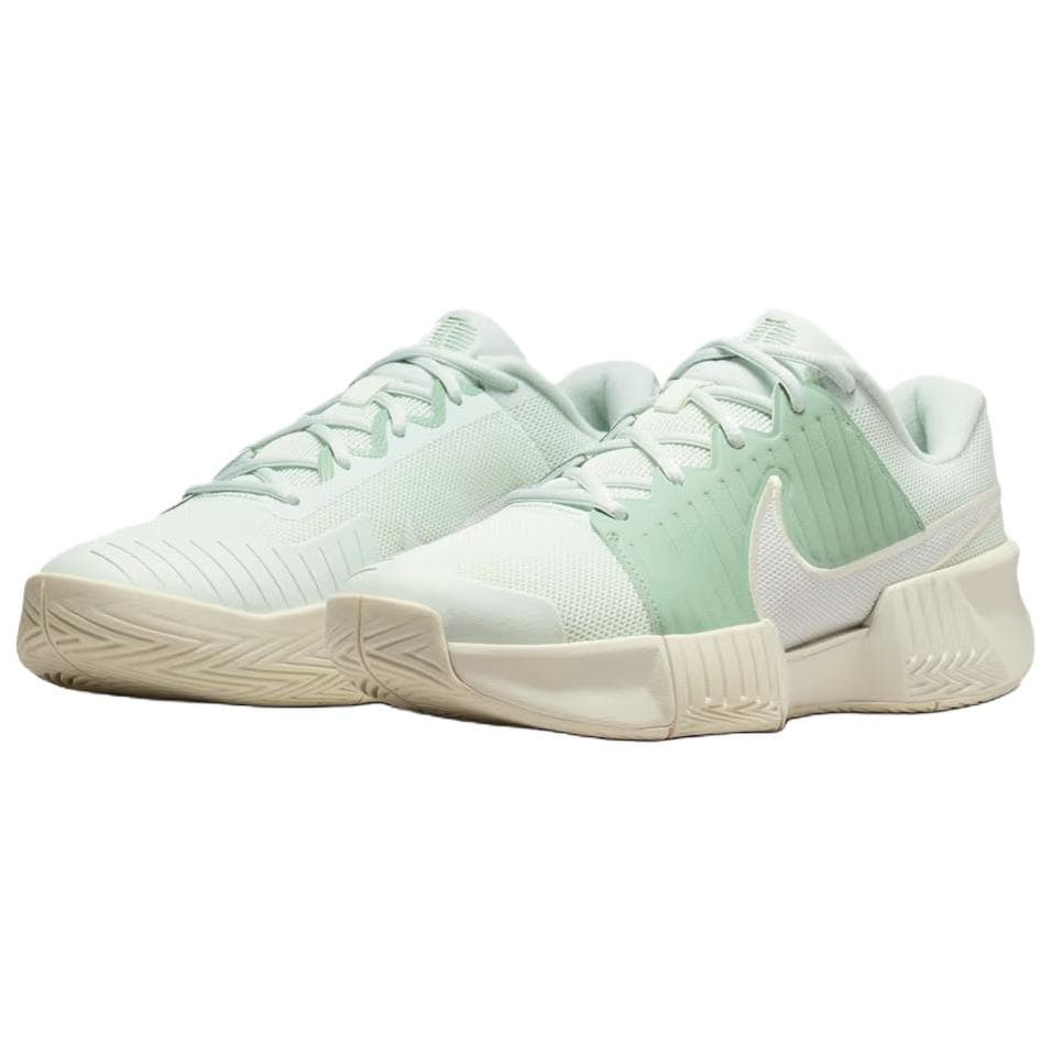 Кроссовки для тенниса Nike GP Challenge Pro Устойчивые к истиранию низкие теннисные кроссовки женские светло-зеленые - изображение 3