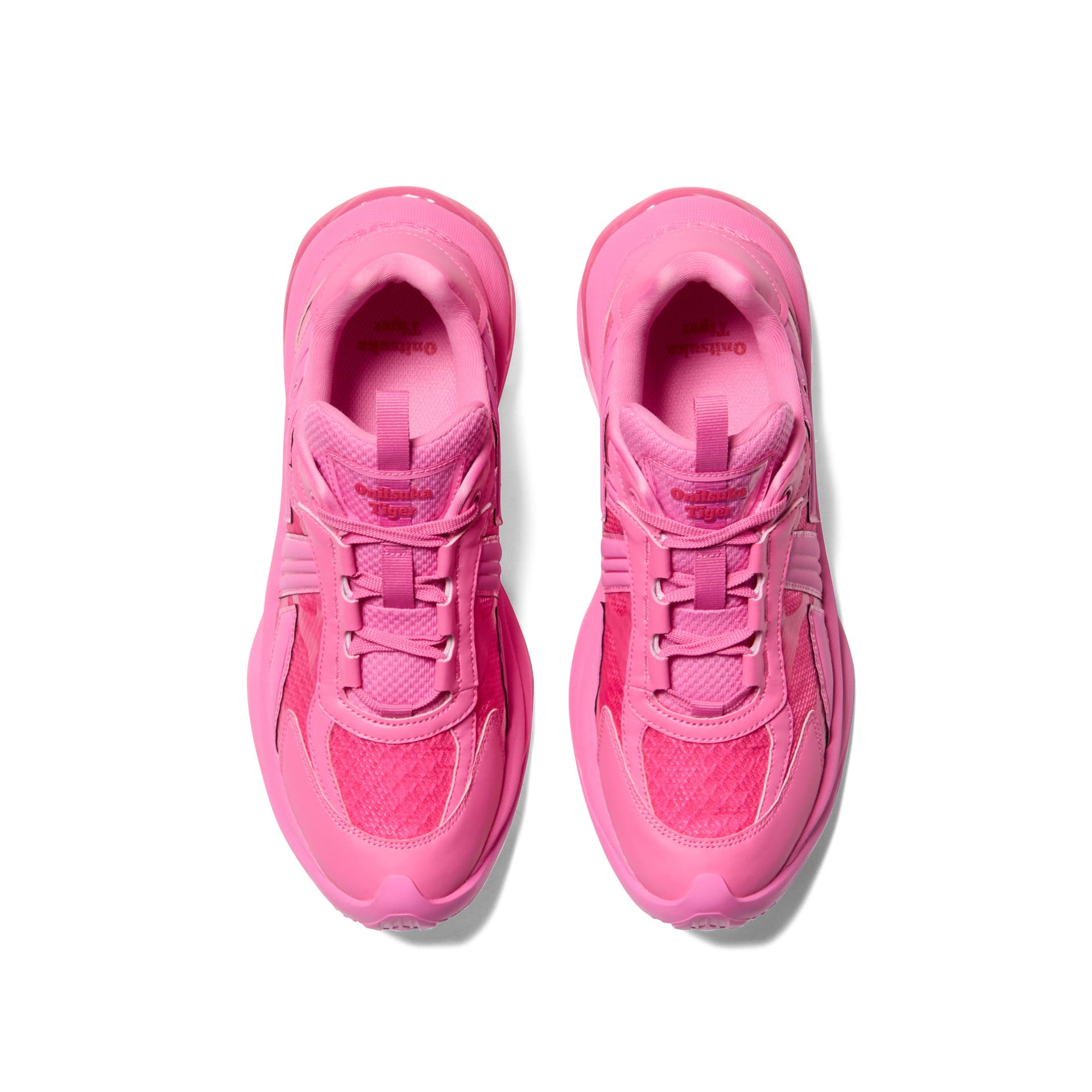 Кроссовки Onitsuka Tiger TIGTRAIL Устойчивая к истиранию Низкая Повседневная Обувь Унисекс Розовая - изображение 5
