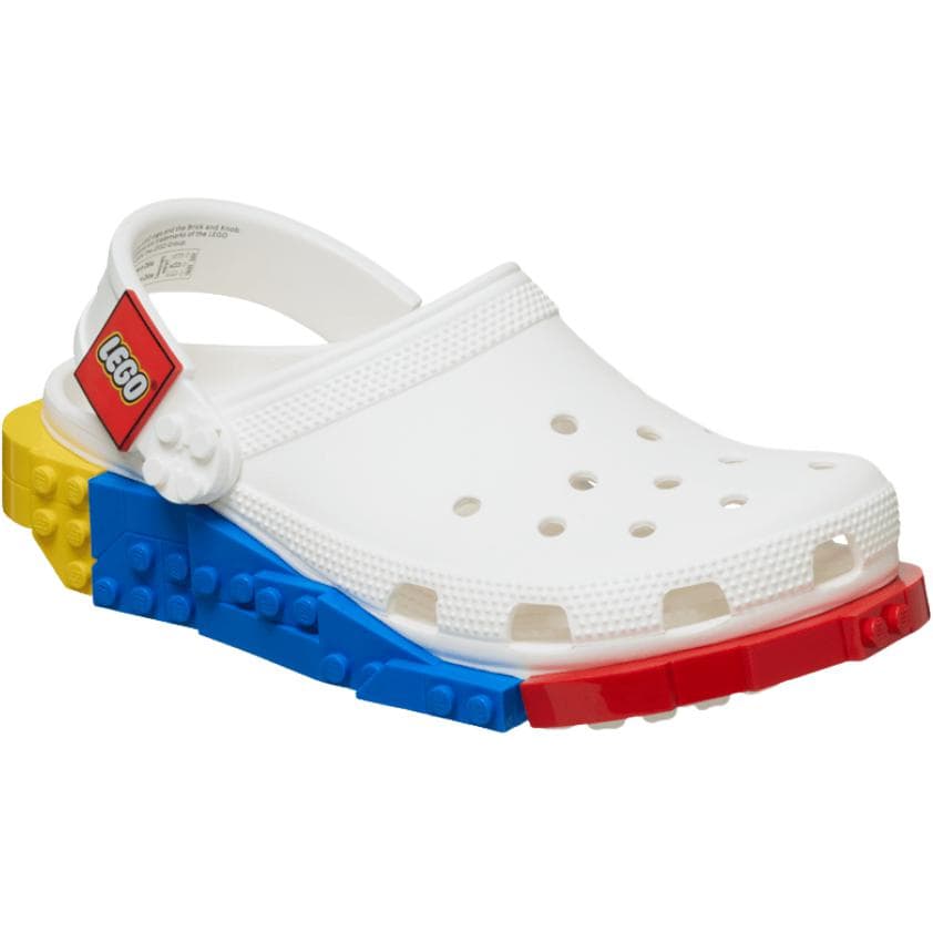 Crocs x LEGO Быстросохнущие Детские Сабо для малышей Белые - изображение 3