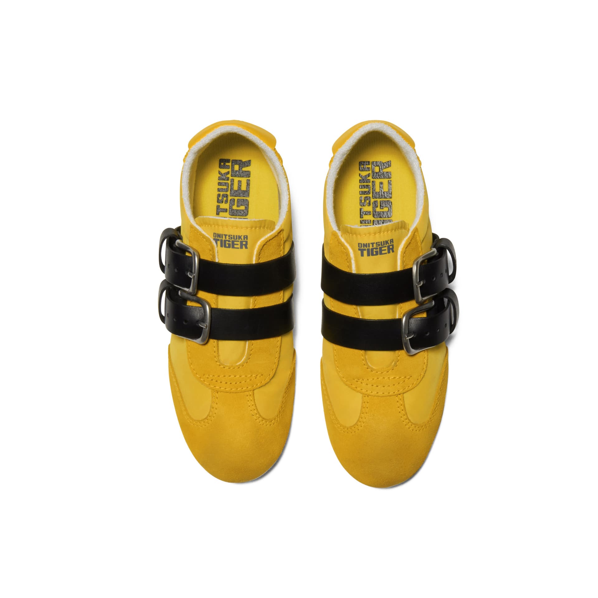 Кроссовки Onitsuka Tiger CODOBEL Текстиль Спилок коровьей кожи Повседневная обувь Унисекс Желтый - изображение 5