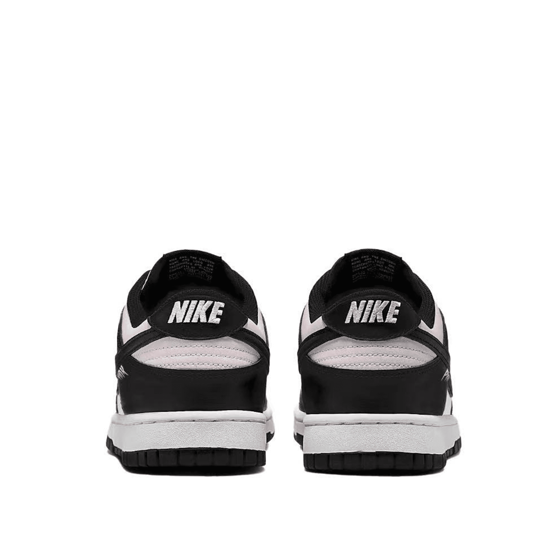 Кроссовки Nike Dunk кожа низкий топ скейтборд обувь черный розовый унисекс - изображение 4