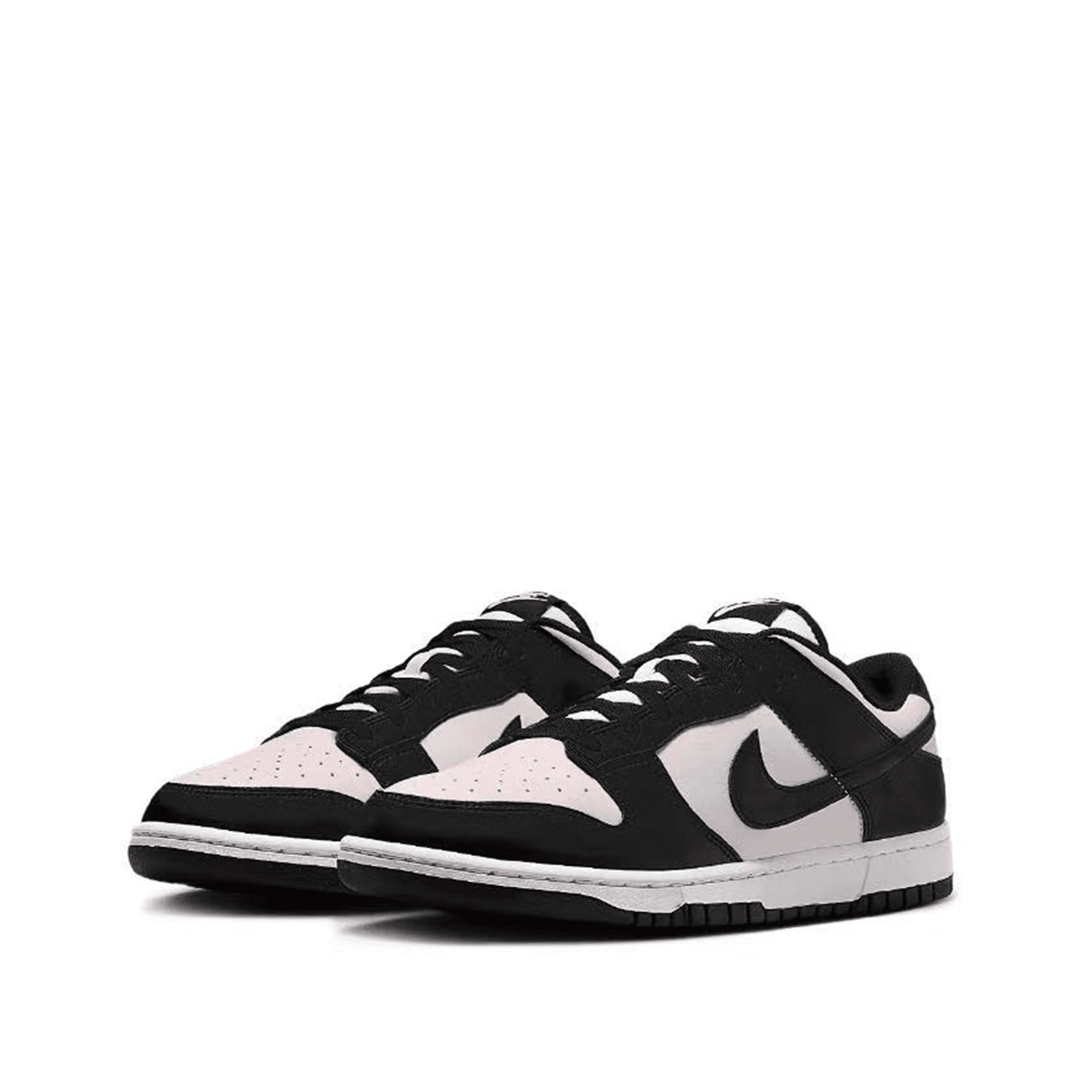 Кроссовки Nike Dunk кожа низкий топ скейтборд обувь черный розовый унисекс - изображение 3