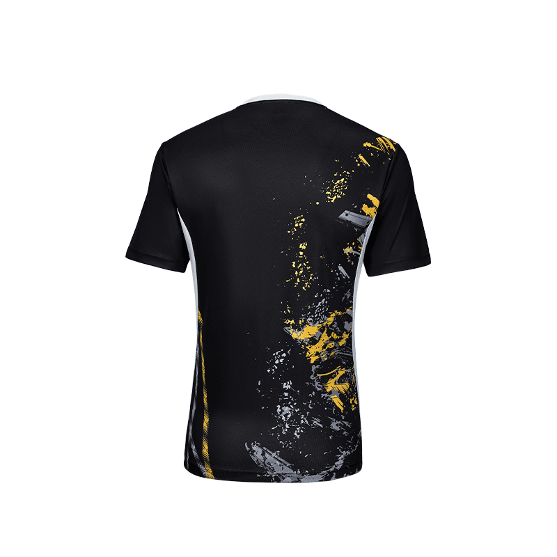 Футболка Kawasaki Match Clothing Collection Черный градиент Унисекс T-рубашки - изображение 2