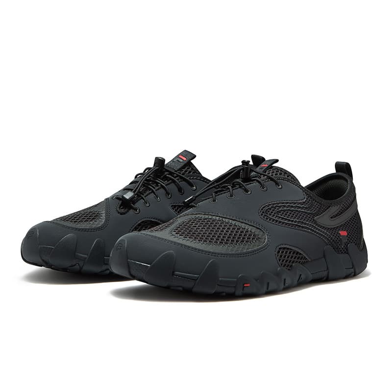 Кроссовки FILA FUSION RIFT Joker Shoes Дышащая Поддержка Низкий Верх Повседневная Обувь Мужская Черная - изображение 3