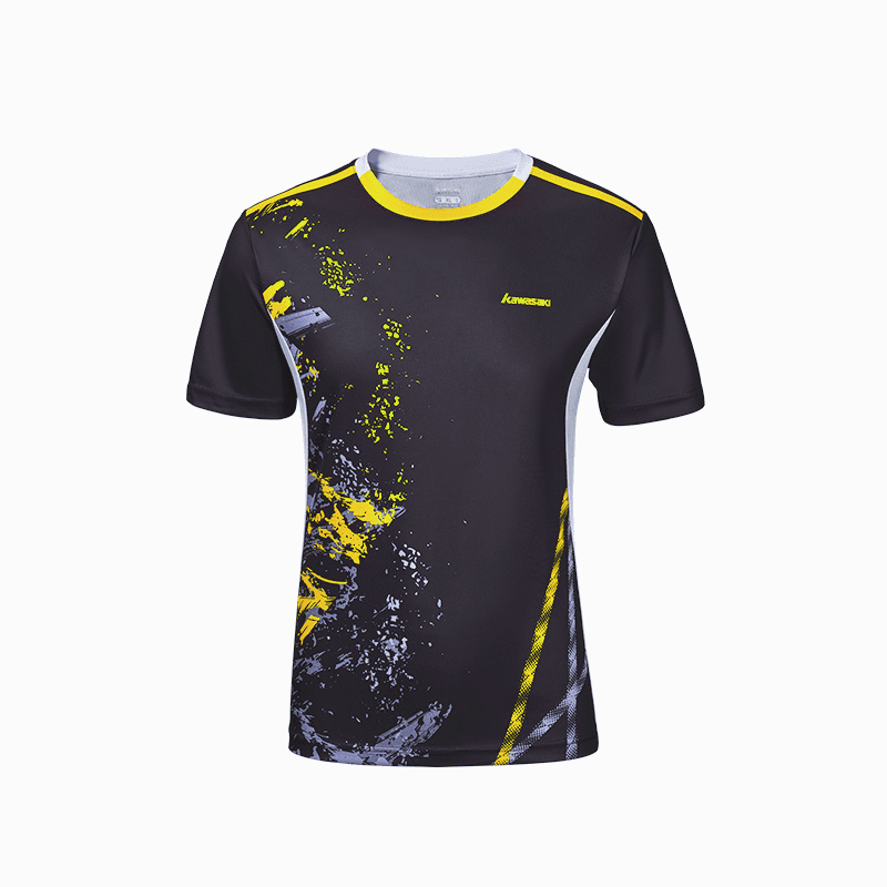 Футболка Kawasaki Match Clothing Collection Черный градиент Унисекс T-рубашки - изображение 1