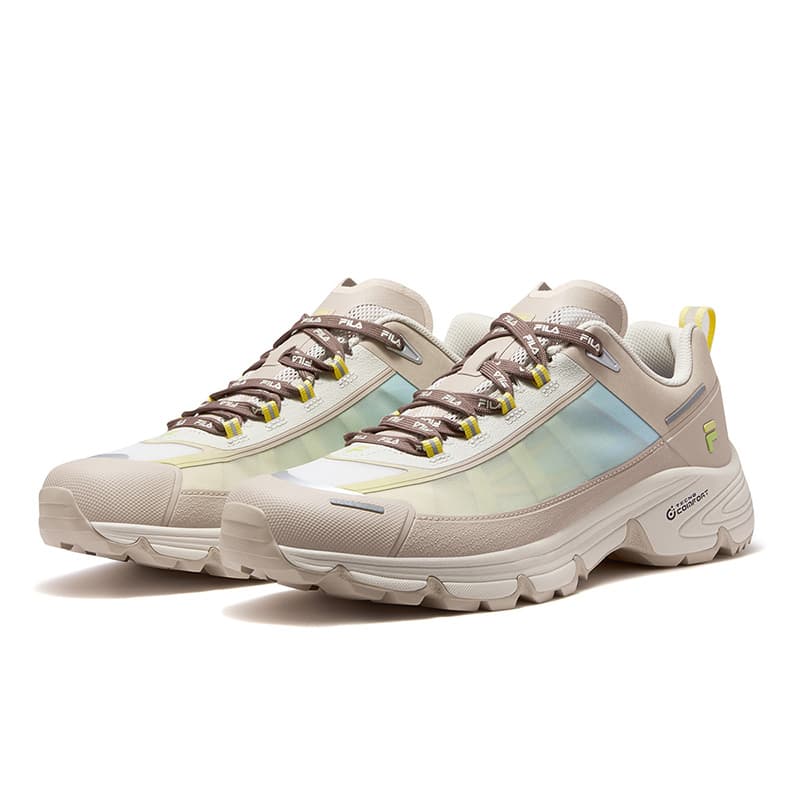 Кроссовки FILA FUSION COMO X Lake Series Низкие Кроссовки для Альпинизма Мужские Светло-хаки - изображение 3