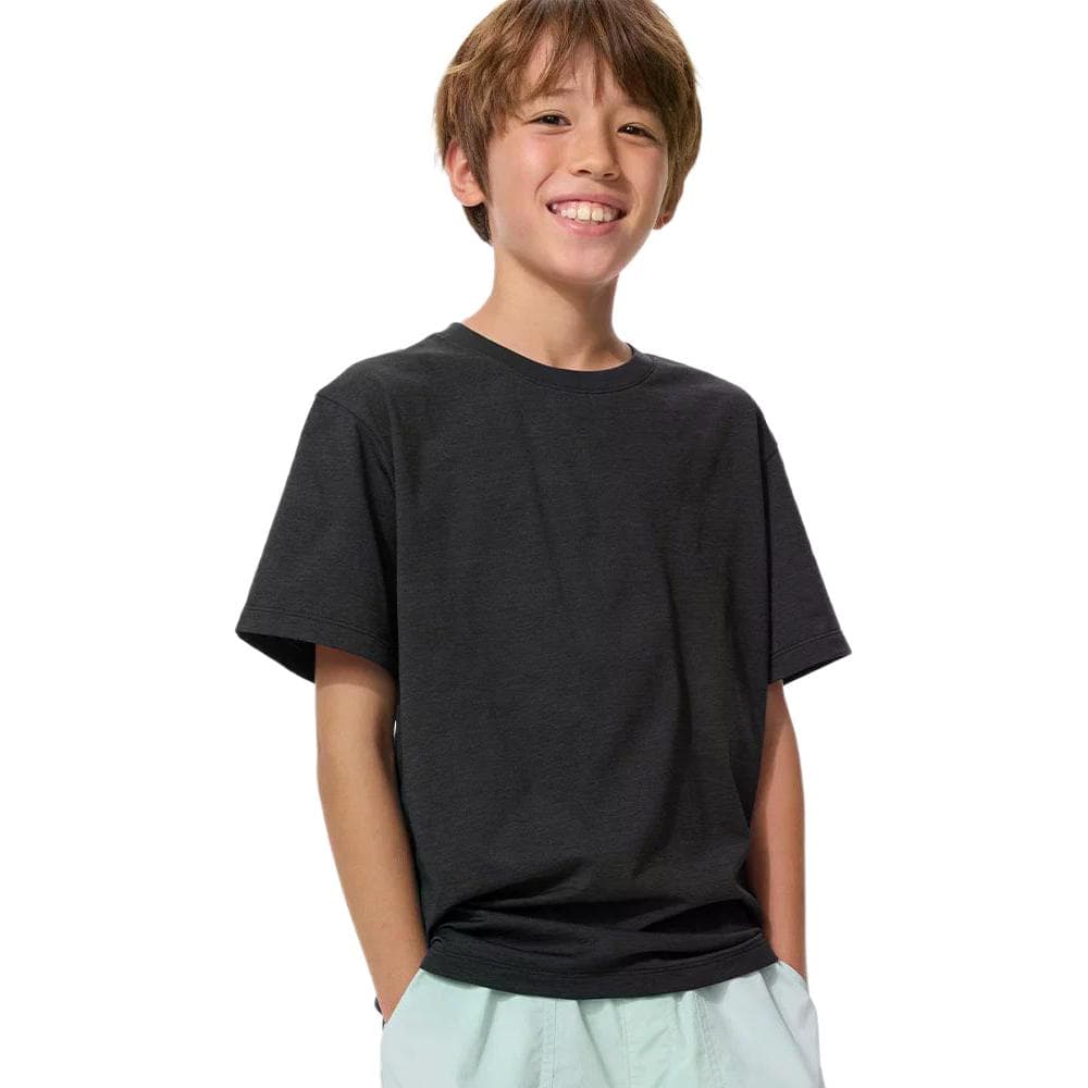 Футболка UNIQLO Черные Детские Рубашки T - изображение 1