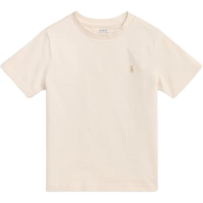 Футболка Polo Ralph Lauren T-Рубашка Классическая Версия Бежевая Детская - изображение 1