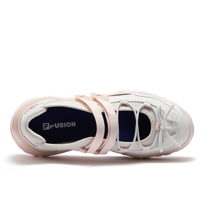 Кроссовки FILA FUSION EVA SANDAL Jelly Sandals Дышащая Легкая Повседневная Обувь Женская Серая Розовая - изображение 5