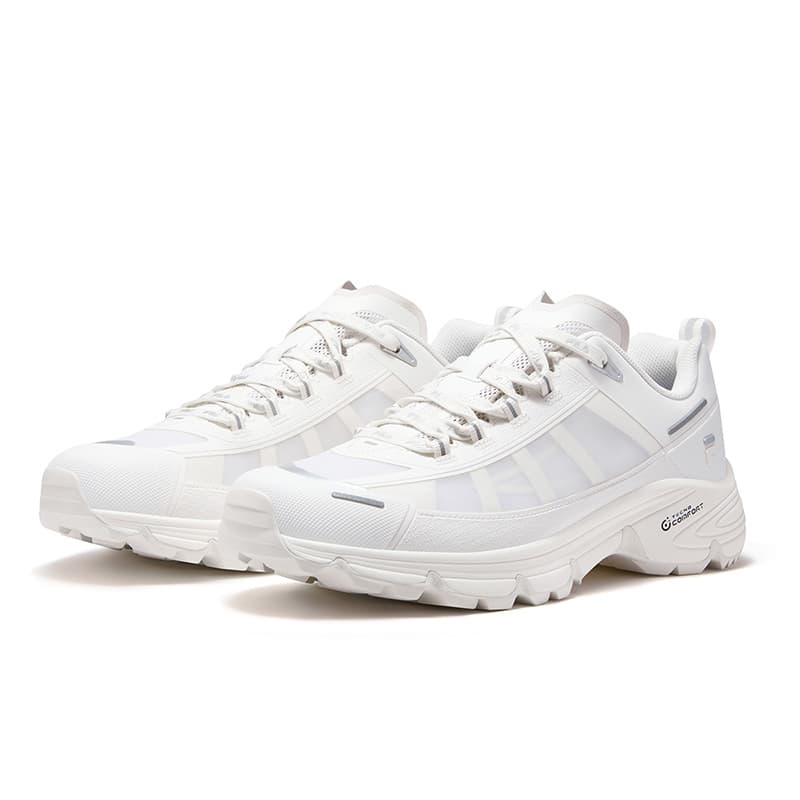 Кроссовки FILA FUSION COMO X Дышащая Низкая Обувь для Альпинизма Мужская Кокосово-Молочный Белый - изображение 3