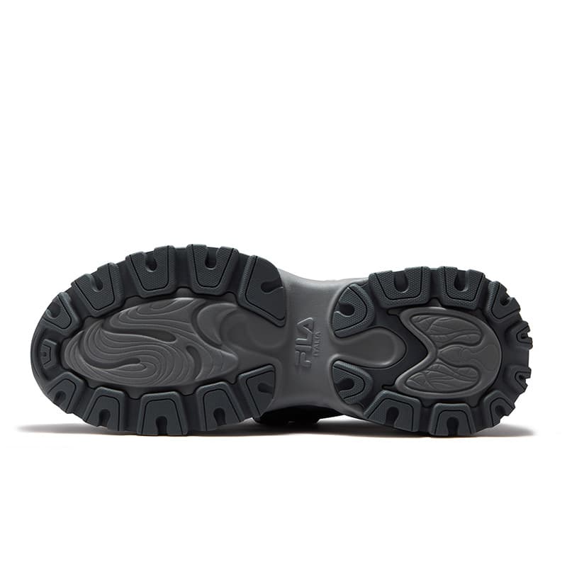 Кроссовки FILA FUSION EVA SANDAL Jelly Sandals Дышащая Легкая Повседневная Обувь Женская Серого Цвета - изображение 6