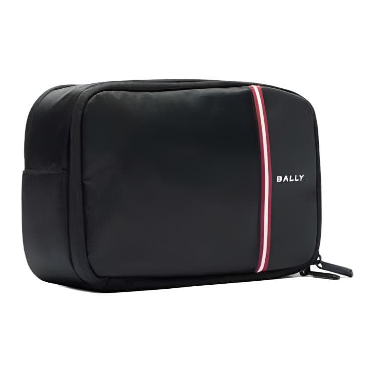 Сумка BALLY Мужской клатч из ткани черный - изображение 2