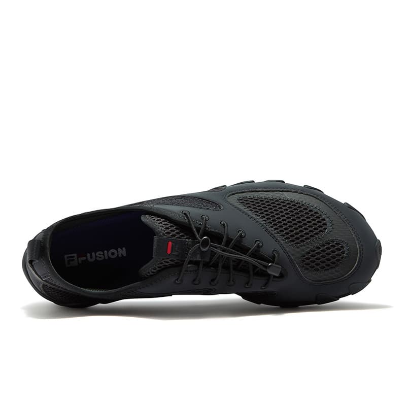 Кроссовки FILA FUSION RIFT Joker Shoes Дышащая Поддержка Низкий Верх Повседневная Обувь Мужская Черная - изображение 4