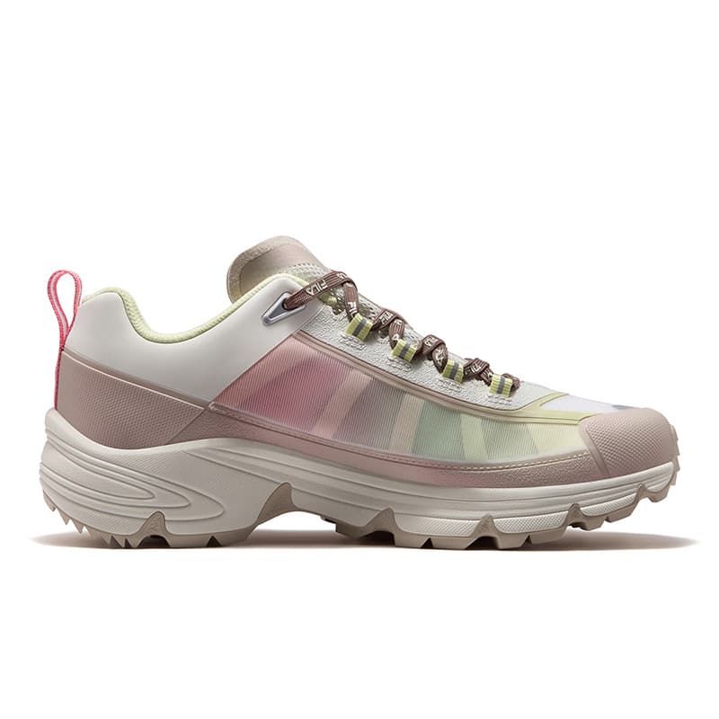 Кроссовки FILA FUSION COMO X Lake Series Дышащая альпинистская обувь для приключений Женская Белая Светло-абрикосовая Розовая - изображение 2