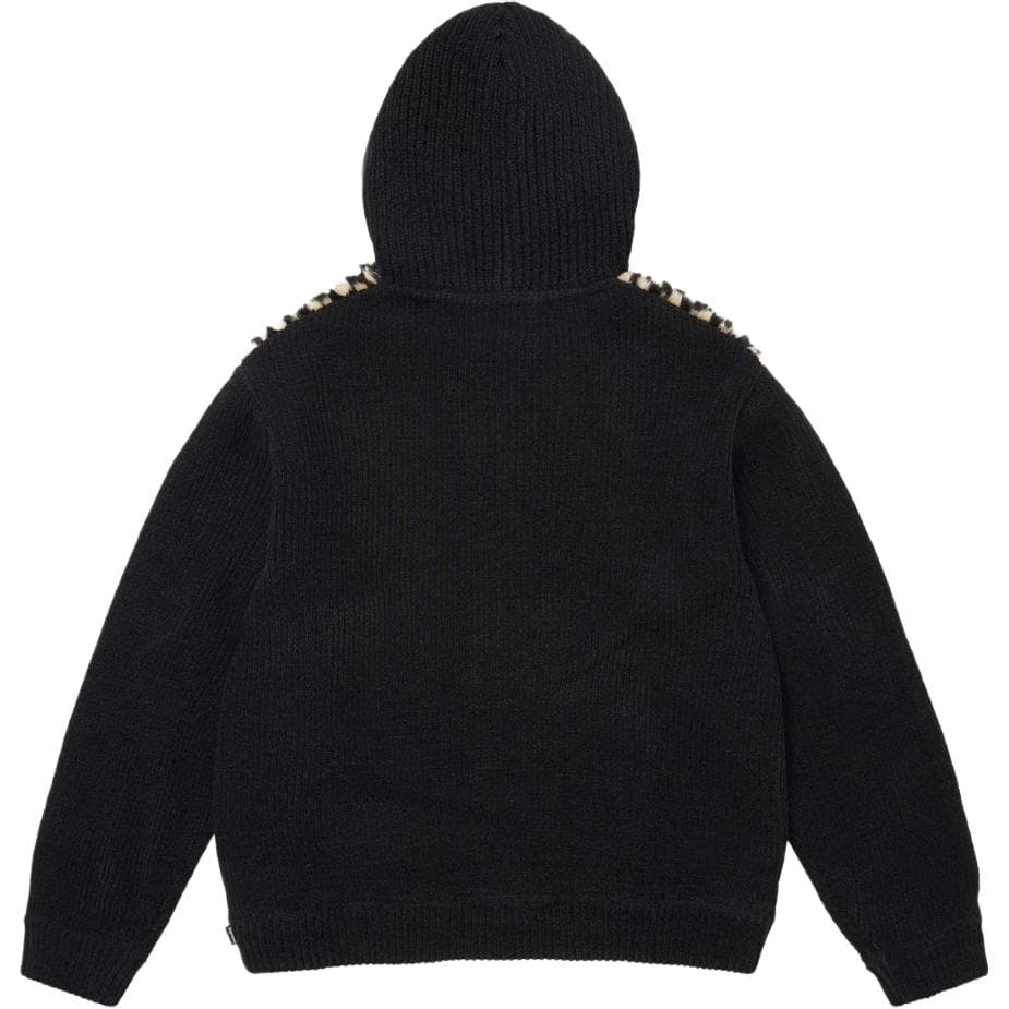Куртка Supreme SS26 Week6 Шахматный узор Искусственный мех С капюшоном Куртка-свитер Унисекс - изображение 2