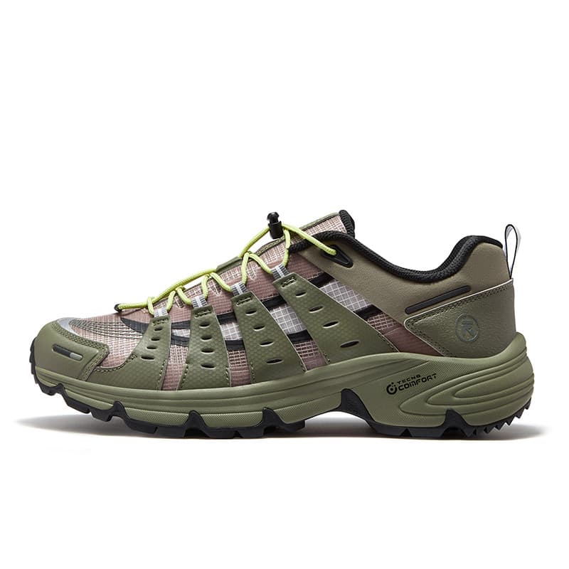Кроссовки FILA FUSION X NEMEN COMO X Низкий Топ Уличная Обувь Мужская Дымчатый Зеленый - изображение 1