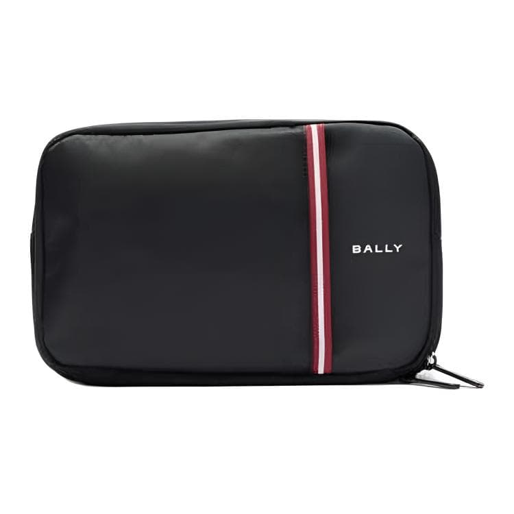 Сумка BALLY Мужской клатч из ткани черный - изображение 1
