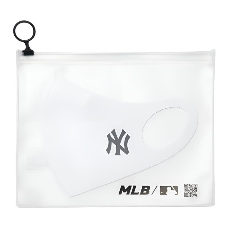 Маска MLB NY Logo Mask White - изображение 4