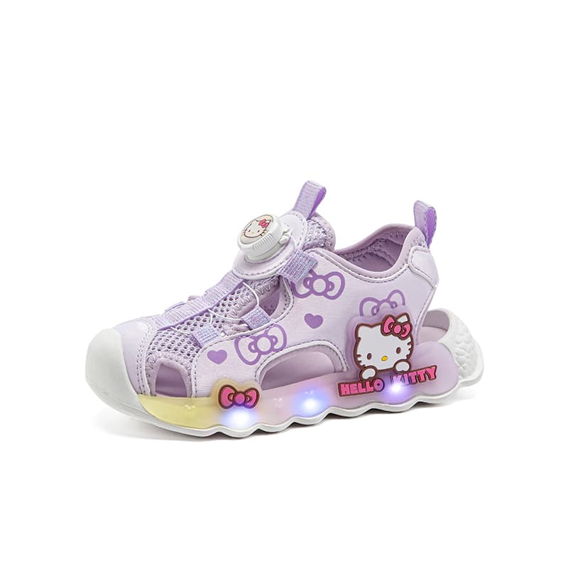 Сандалии Sanrio Hello Kitty Модные дышащие светящиеся туфли с мягкой подошвой для детей 3-7 лет - изображение 2
