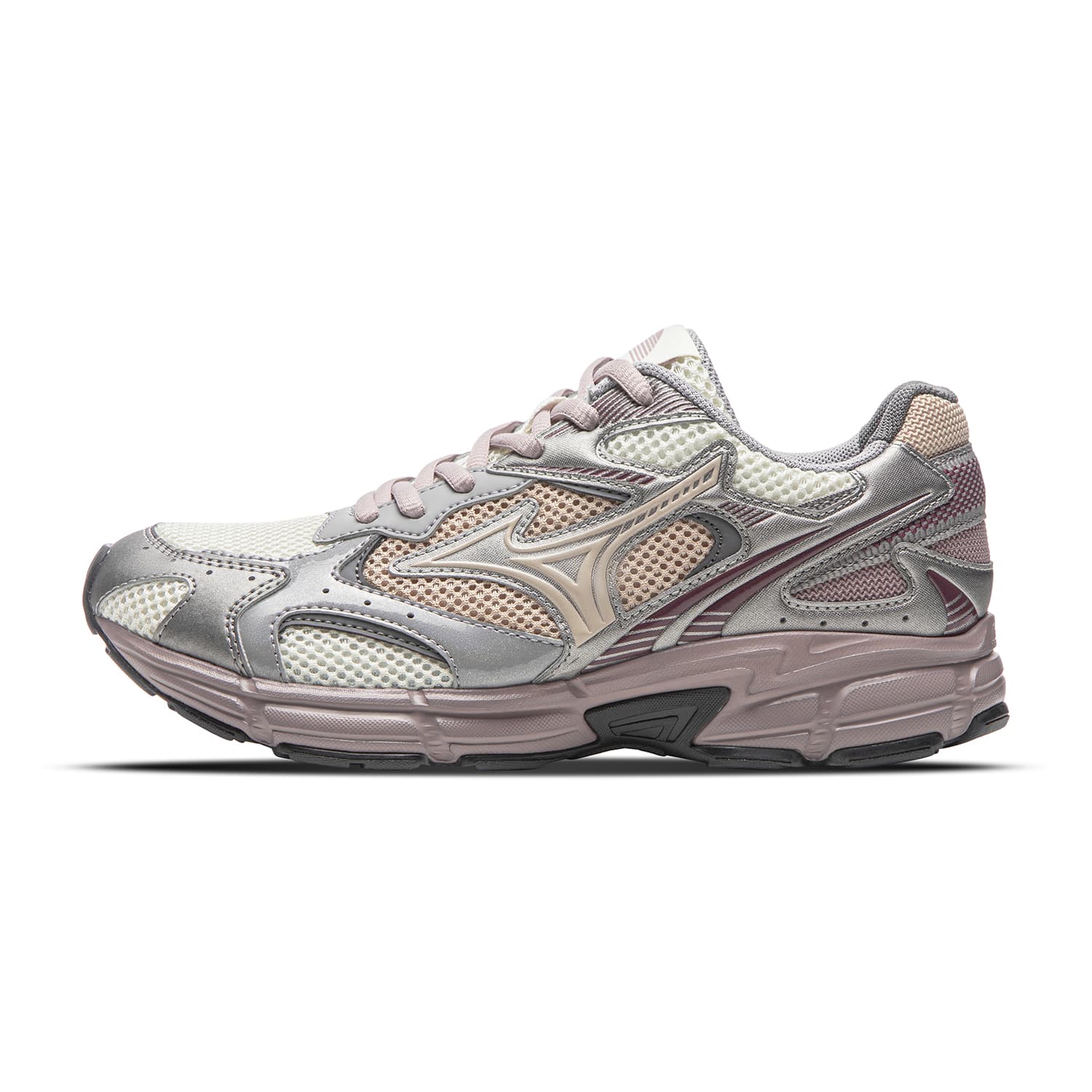 Кроссовки для бега Mizuno Speed 2K Low Топ Городская коммутация Беговые кроссовки Унисекс Металлический серый Серебряный - изображение 1