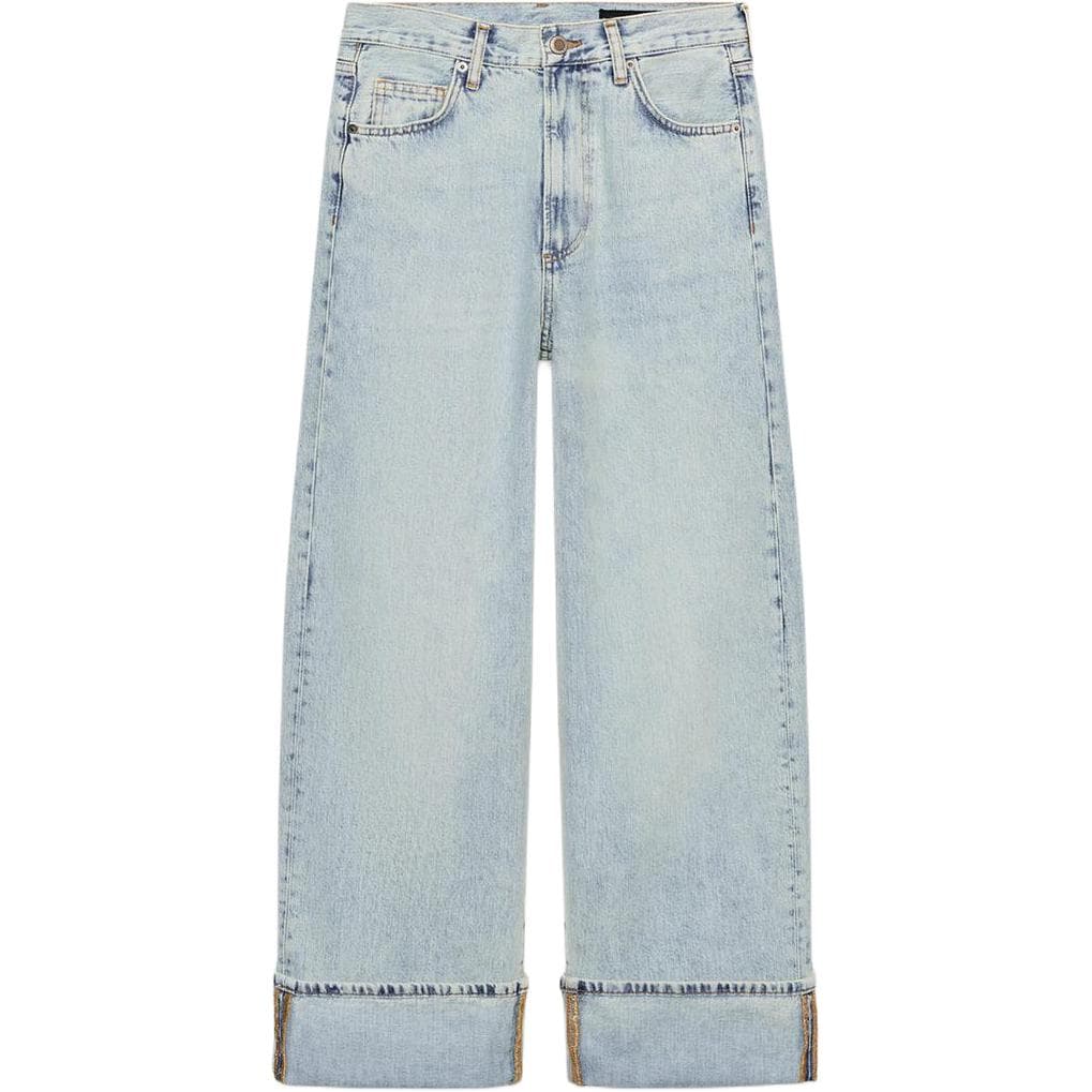 Джинсы ZARA ZW Светло-синие женские джинсы - изображение 1