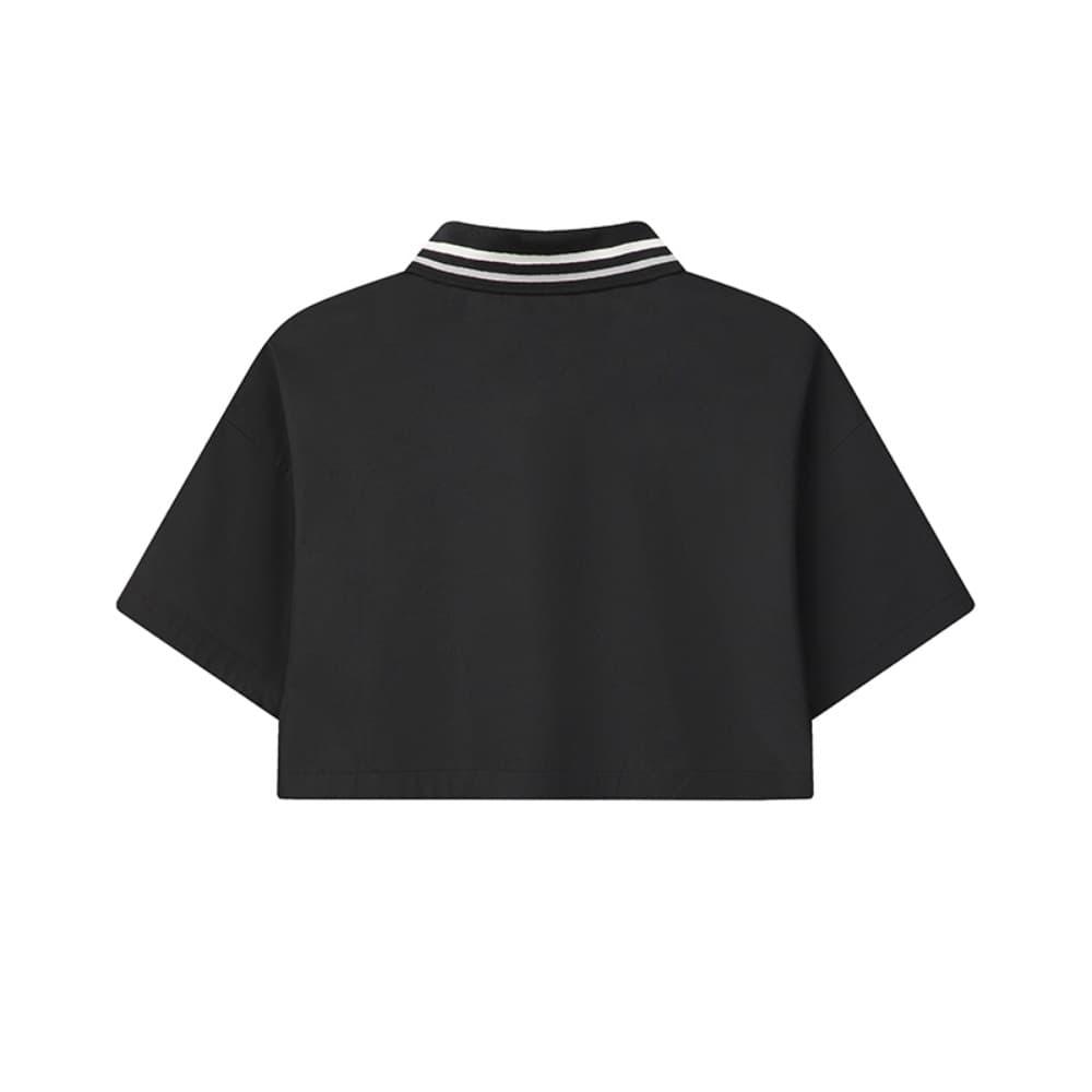 FILA x WE11DONE Поло Женское Синее Ink Черный - изображение 2