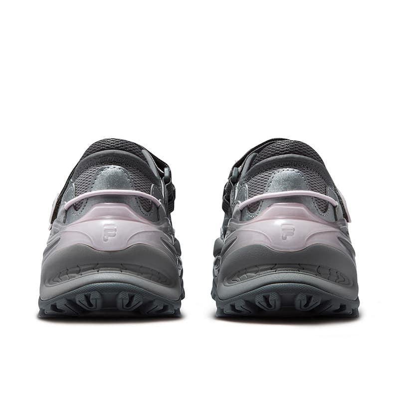 Кроссовки FILA FUSION EVA SANDAL Jelly Sandals Дышащая Легкая Повседневная Обувь Женская Серого Цвета - изображение 5