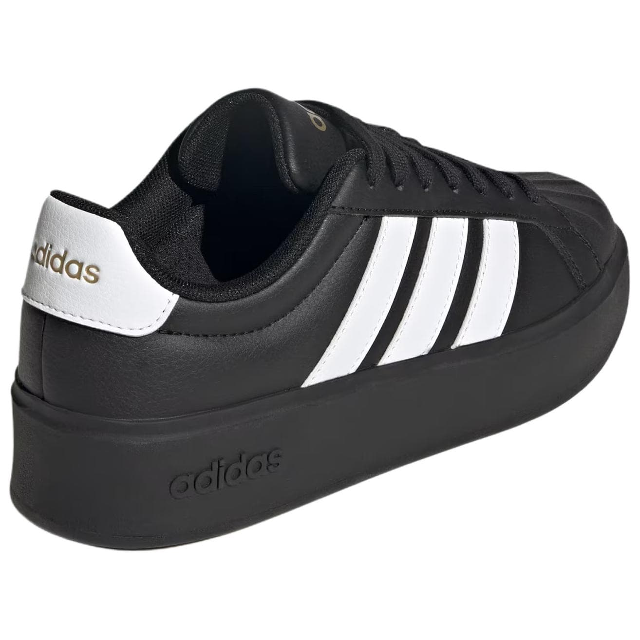 Кроссовки Adidas STREETTALK Синтетическая кожа Скейтборд Обувь Женская Черная - изображение 4