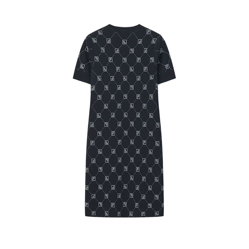 Платье Fila Heritage Короткий Sleeved Платье Женские - изображение 2