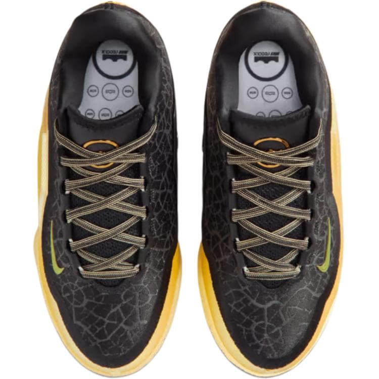 Кроссовки для баскетбола Nike Lebron 23 Low Топ Баскетбольные кроссовки Черно-желтый Детский - изображение 4