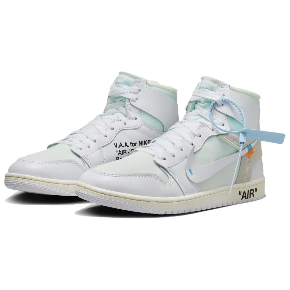 Ретро баскетбольные кроссовки OFF-WHITE x Jordan Air Jordan 1 High OG - изображение 3